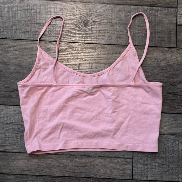 Pink Cropped Tank/Cami - Picture 2 of 4